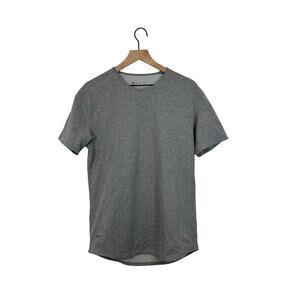 BYLT Drop-Cut: BYLT Signature gray crew neck Round hem men’s‎ t-shirt Size M
